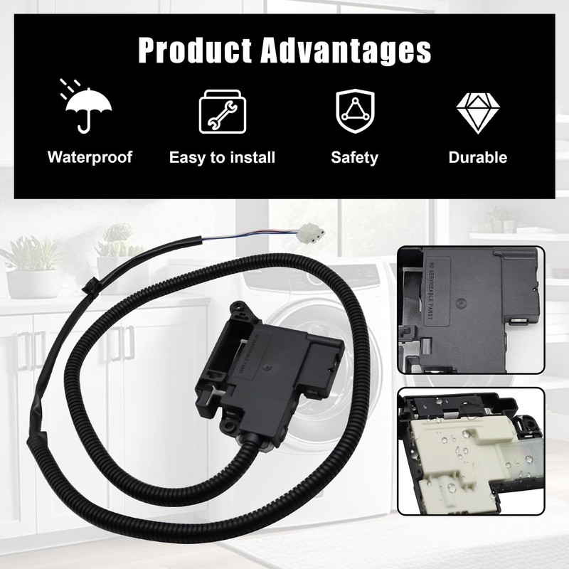 W11414731 Washer Latch Assembly Fit for Whirlpool Maytag Crosley Washer