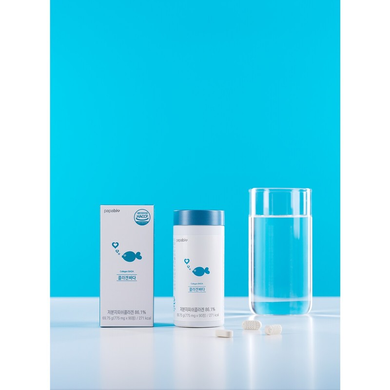 Papabio 파파비오 저분자 피쉬콜라겐 펩타이드 콜라겐바다 고함량 콜라겐 1일 2,000mg