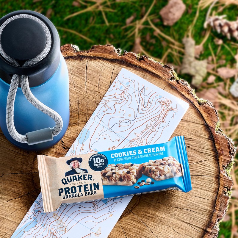 Quaker Protein Granola Bars, 2 Flavor Variety Pack, 10g Protein,