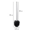 WENKO Set of 4 Toilet Brushes with Stainless Steel Handles