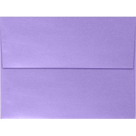 A7 Invitation Envelopes w/Peel & Press (5 1/4 x 7 1/4) - Amethyst Metallic (50 Qty) | Perfect for Invitations, Announcements, Sending Cards, 5x7 Photos | 5380-17-50