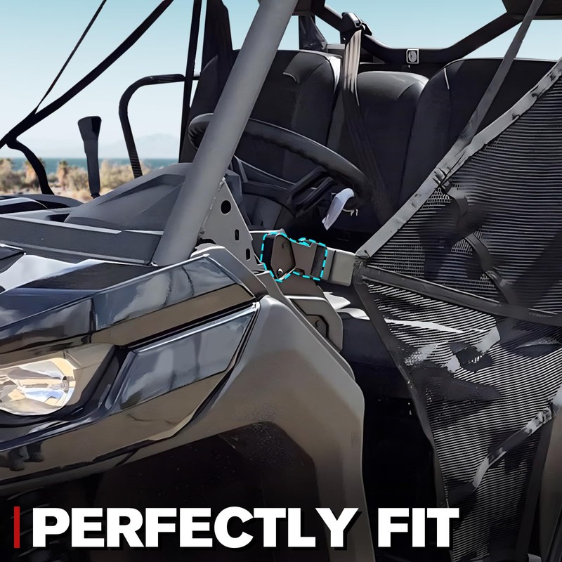 A & UTV PRO Door Net Buckle Clips for Can