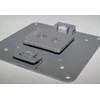 SILVER VESA PLATE MONITOR PLATE MOUNT 100X100MM FOR M8 M2