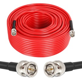 150FT SDI Cable BNC Cable XRDS-RF HD SDI Cable BNC Digital Video Cable 75 Ohm RG59 BNC Male Cable for 4K 1080P 3G/6G HD SDI Camera Monitor Video Recorder SDI to HDMI Converter Splitter Security Camera