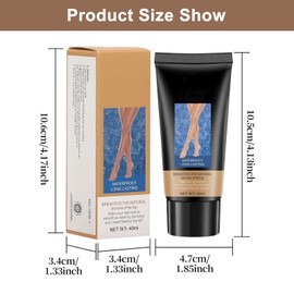 Körper Bein Make Up Wasserfest, Body Coverage Perfector Für Beine, Tattoo Make Up Cover, Tattoo-Abdeckung Für Bein- Und Körper, Leicht Aufzutragen, Volldeckender Concealer,40ml (#03)