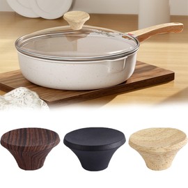 DXIA Pack of 3 Pot Lid Knobs, Universal Pot Lid Handles, Lid Handle, Cover Knobs Cookware, Replacement Handle Lid Knob, for Most Pot Lids, Temperature Resistant, Durable