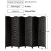 RHF 6 ft.Tall Room Divider, Room Dividers and Folding Privacy