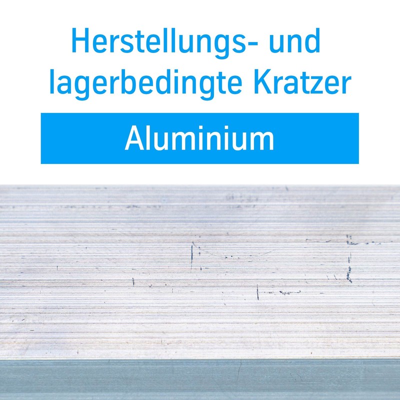thyssenkrupp Flat Profile Made of Aluminium, Flat Aluminium Bar, Material: