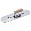 Kraft Tool CF490 Chrome No Burn Pool Trowel with Camel