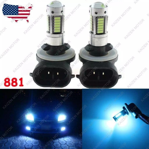 Xotic Tech Ice Blue 881 889 898 8000K LED Bulbs