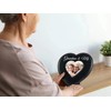 PETCEE Leather Heart Picture Frame - Grandma&Me Picture Frame Photo