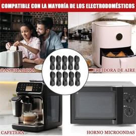 Wady Juego de 10 Organizador de Cables Electrodomesticos,Soporte para Cable de Cocin,Adecuado para Almacenamiento y Organización de Cables en Hogar Oficina la Cocina,el Dormitorio y la Sala de Estar