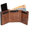Fa.Volmer ® Pop-up card case made of genuine leather with/without