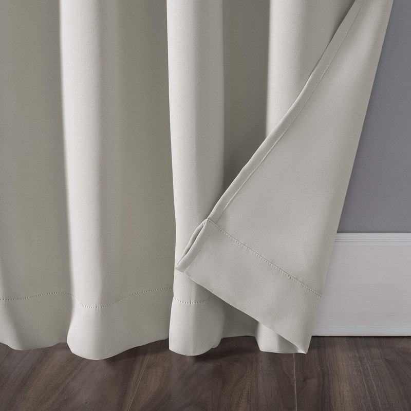 Sun Zero Easton Energy Saving Blackout Tab Top Curtain Panel,