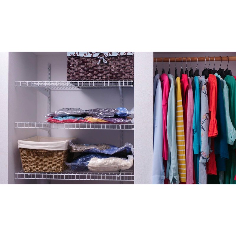 PAC 'N STACK Handheld Vacuum Sealing Storage with Bags, 4