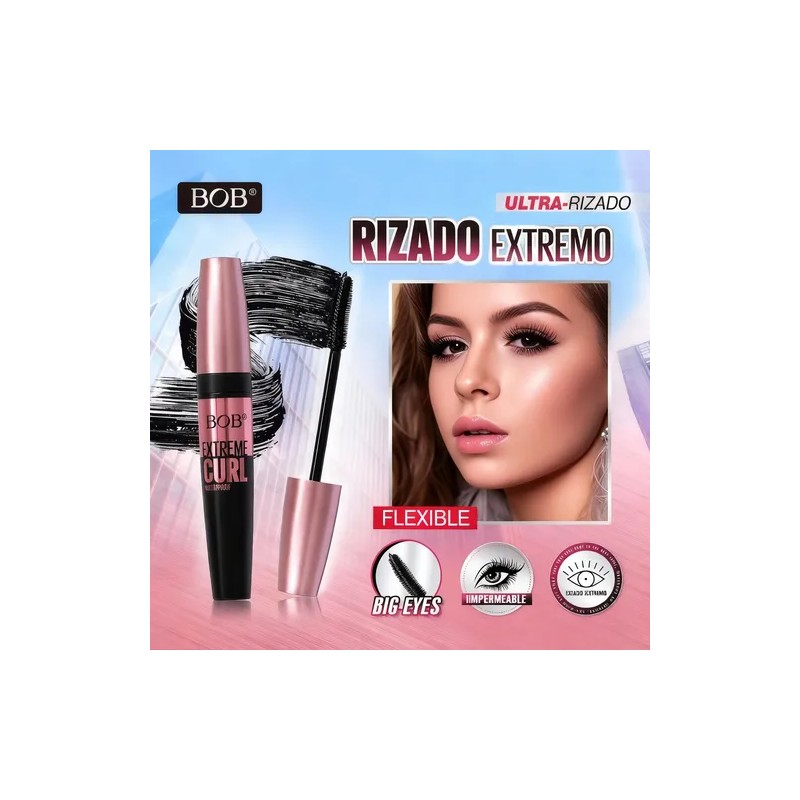 Máscara De Pestañas Volumen Y Alargador 60g Negro Rizador