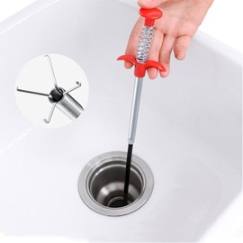 Greifer Flexibel Krallengreifer 160cm, Teleskopgreifer Greifer Rohrreinigung Spirale Rohrreinigungsspirale, Drain Snake Rohrreinigung Spirale Kanal Reinigungshaken für Küche Bad Toiletten