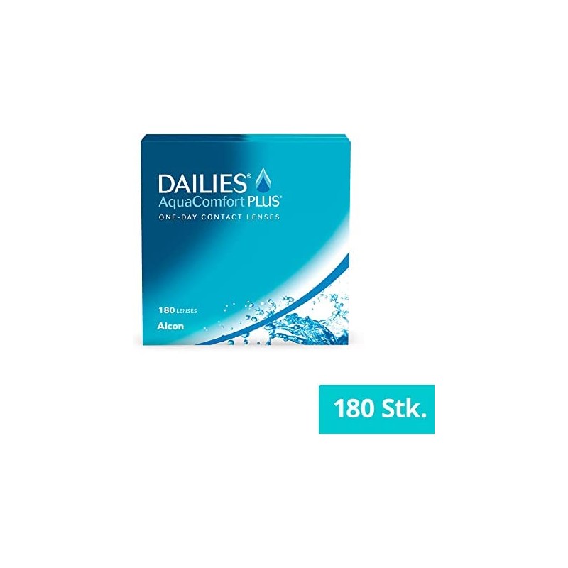 Dailies AquaComfort Plus Tageslinsen weich | 180 St√ºck | BC