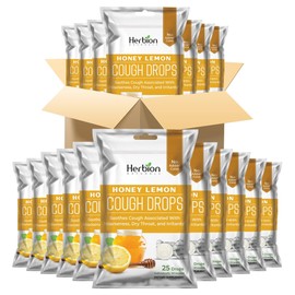 HERBION Naturals Natural Honey Flavour Cough Lozenges, Food Supplement, Cough Soothing, 25 Lozenges (Pack of 40)