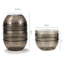 Hair Dye Bowl Hair Color Shaker Bowl Plastic Hair Coloring Mixer Bottle Salon with Measuring Scale,Plastic Hair Coloring Mixer Bottle Blender with Measuring Scale for Home Hair Salon