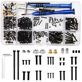 Vgoohobby 298PCS RC Tool Kit Kit M2 M2.5 M3 Screw Fastener Bolts Hex Wrench Screwdriver Repair Kit Compatible with 1/12 WLtoys 12423 12427 12428 12429 FY-01 FY-07 FY-08 RC Car
