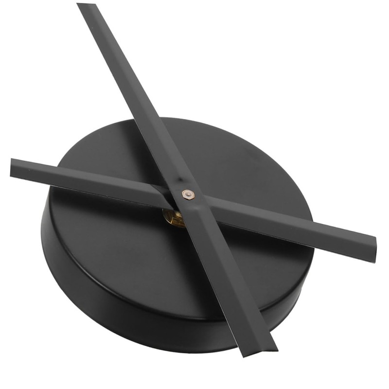 Levemolo Retro Style Metal Clock Kit Simple Elegant Bedroom Wall