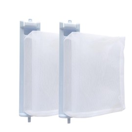 KOME Washing Machine Lint Filter, Set of 2, Part Code 210337-0428, Antibacterial, Optional Consumables