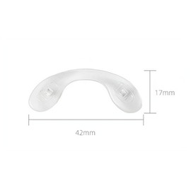 5PCS Eyeglasses Nose Pads,BEHLINE Glasses Bridge Strap/Saddle Bridge,Soft Silicone Anti-Slip Replacement Nosepads,Screw-in Eyeglasses Nose Piece for Eye Glasses Sunglass Eyewear Repair (Large-Adult)