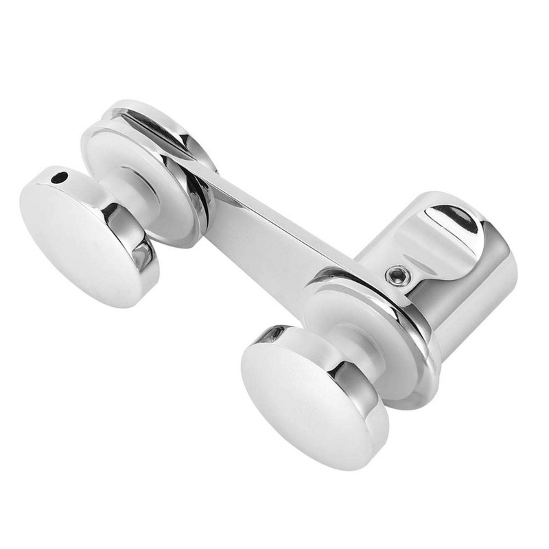 Vipxyc Glass Door Latch, Shower Room Bolt Ground Lock with