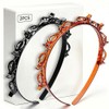 2 piezas de diadema con flequillo para el cabello, clip