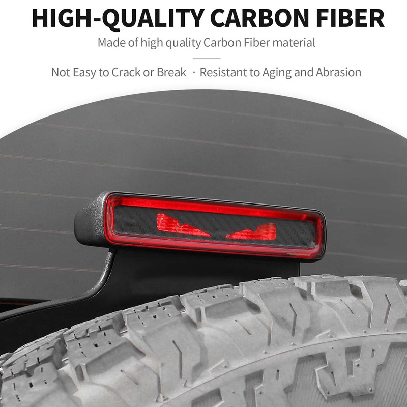 JeCar Third Brake Light Decal Carbon Fiber High Mount 3rd