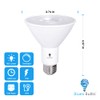 10 Pack PAR30 Outdoor LED Flood Light Bulb 12W 100