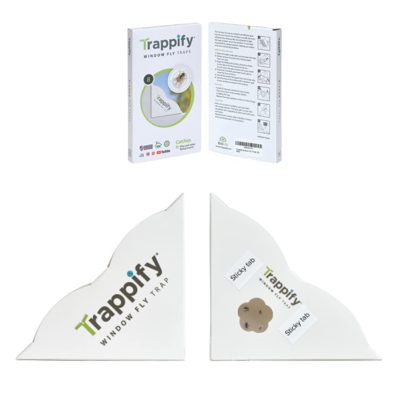 Trappify Fly Trap Indoor: Window Fly Traps for Home |