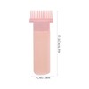 minkissy 2pcs Hair Oil Applicator Bottles Root Comb Bottles Set
