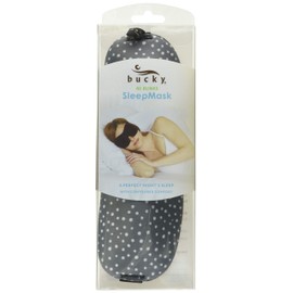 Bucky 40 Blinks No Pressure Eye Mask for Travel & Sleep, Granite Dots, One Size