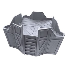 EnderToys Star Turret, 3D Printed Tabletop RPG Scenery and Wargame Terrain for 28mm Miniatures