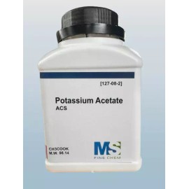 MS FineChem Potassium Acetate, ACS , 99% , 500 grams