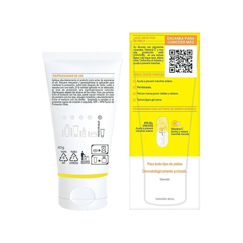 Garnier Super UV Protector Solar Facial Toque Seco Efecto Mate