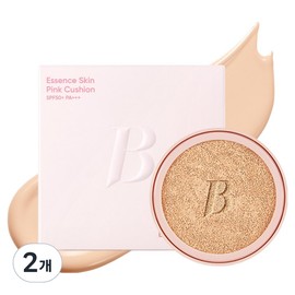 Vanilla Co. Banila Co Essence Skin Pink Cushion Refill 12g, 22 Vanilla, 2 Pieces / 바닐라코 에센스 스킨 핑크 쿠션 리필용 12g, 22 바닐라, 2개