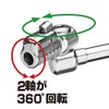 STRAIGHT 15-1500 Tire Air Chuck One-Touch Type Swivel Head 1/4