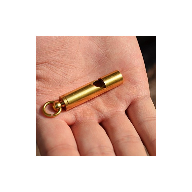 Outmate Premium Mini Emergency Whistle-H62 Brass Loud Version EDC Tools