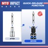 MTO 1/2 3/8 1/4-Inch Square Drive to 1/4-Inch Hex Socket