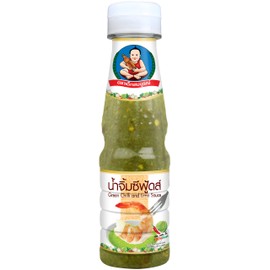 Healthy Boy Seafood Dipping Sauce (Green Chili & Lime) 6 Ounces, Product of Thailand (Pack of 1)