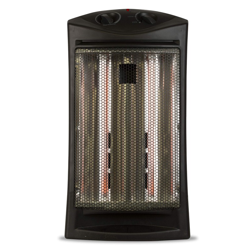 BLACK+DECKER Infrared Radiant Quartz Tower Heater, 1500W Space Heater with