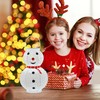 HEISOK Christmas Decorations Snowman Solar Lantern - Snowman Solar Hanging