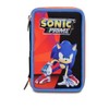 Sonic Primary School Pencil Case with 3 Compartments, Like and