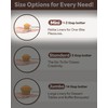 Bake Choice 400pcs Mini cupcake liners for baking, Dark Brown