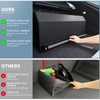 Trunk Organizer for SUV, Leather Collapsible Car Organizers with Magnetic