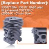 Mtanlo Cylinder Piston Top End Rebuild Kit For Poulan Pro