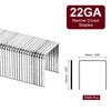 uxcell 22 Gauge Narrow Crown Staples 3/8" x3/8", 1000Pcs Galvanized
